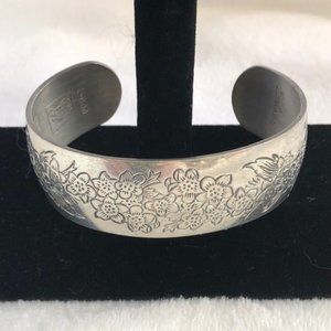 Larkspur Kirk Stieff Pewter Cuff